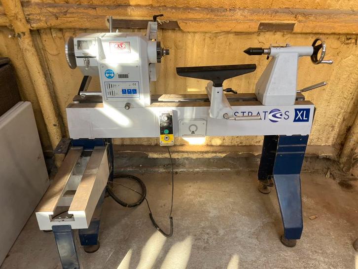 Draaibank Stratos XL met Pro edge Robert Sorby, Bricolage & Construction, Tours, Comme neuf, Enlèvement