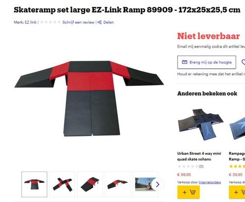 Kit Skateramp grand EZ-Link Ramp 89909 - également pour SKAT, Sports & Fitness, Skateboard, Utilisé, Skateboard, Enlèvement