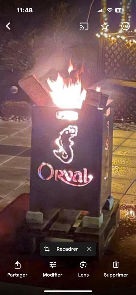 Brasero orval, Tuin en Terras, Vuurschalen, Nieuw, Ophalen