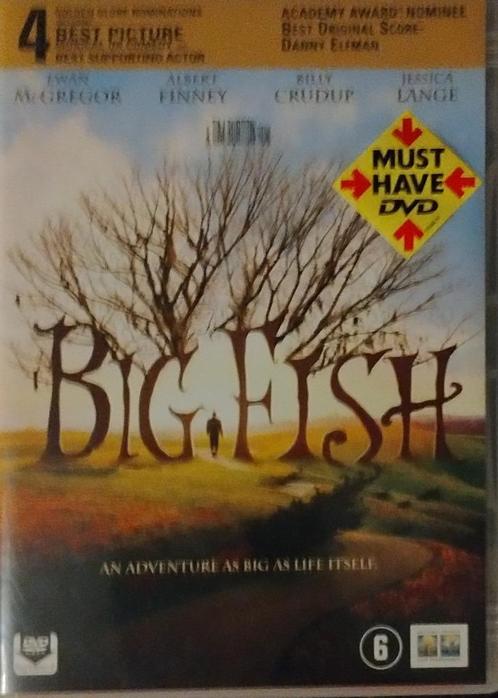 Big Fish DVD zo goed als nieuw, CD & DVD, DVD | Aventure, Comme neuf, Envoi