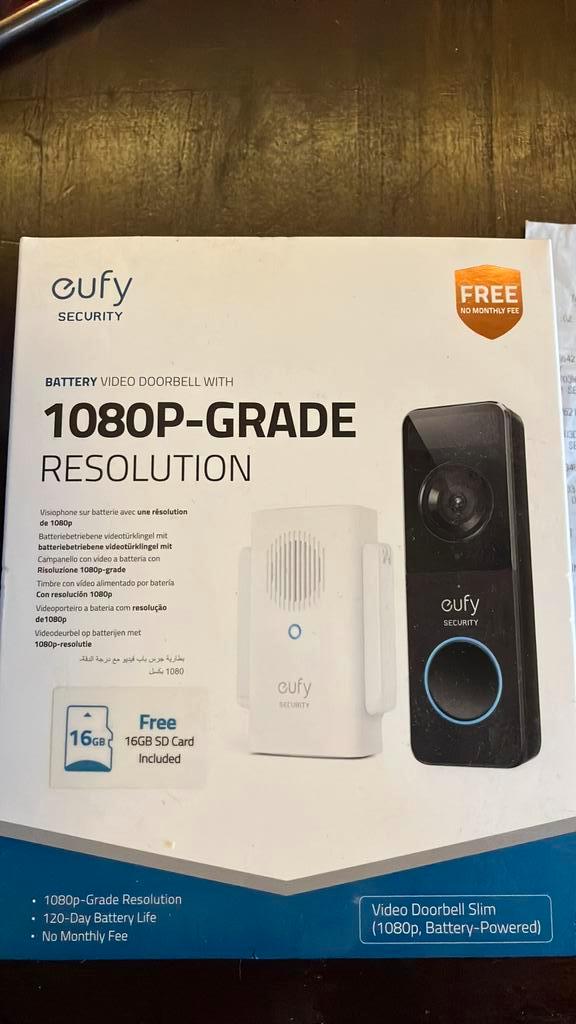 Eufy security deurbel, Huis en Inrichting, Deurbellen, Ophalen of Verzenden