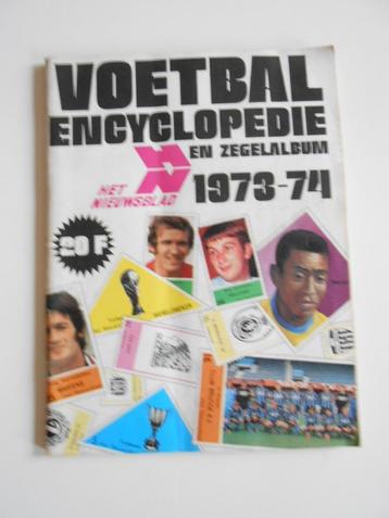 Plaatjesalbum voetbal encyclopedie en zegelalbum 1973-74