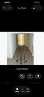 kaars met staander, Antiquités & Art, Antiquités | Bougeoirs, Enlèvement, Autres matériaux