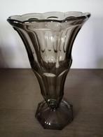 Art deco vaas, rookkleur, Ophalen of Verzenden