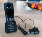 Philips draagbare en draadloze telefoon / D60X / met oplader, Telecommunicatie, Ophalen of Verzenden, Gebruikt, 1 handset