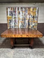 art deco tafel, Ophalen