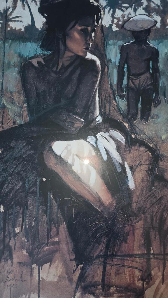 Origineel werk van Nico Vrielink  Klaar voor aan de muur, Antiek en Kunst, Kunst | Schilderijen | Klassiek, Ophalen