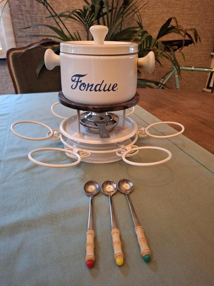 Vintage fondue, Huis en Inrichting, Keuken | Keukenbenodigdheden, Zo goed als nieuw, Ophalen of Verzenden