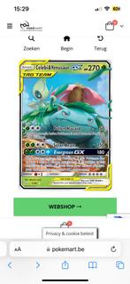 Celebi & Venusaur Pokémonkaart, Ophalen of Verzenden, Losse kaart, Zo goed als nieuw