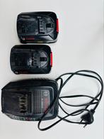 Bosch batterijen en oplader, Doe-het-zelf en Bouw, Ophalen, Gebruikt, Boor- en Schroefmachine