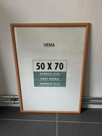 Fotokader HEMA – 50 x 70 cm – houtlook, Huis en Inrichting, Ophalen, Zo goed als nieuw