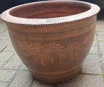 Grote terracotta bloempot, drakenpot, 31cm hoog, ø 40cm, Tuin en Terras, Bloempotten, Ophalen, Zo goed als nieuw, Terracotta, Binnen