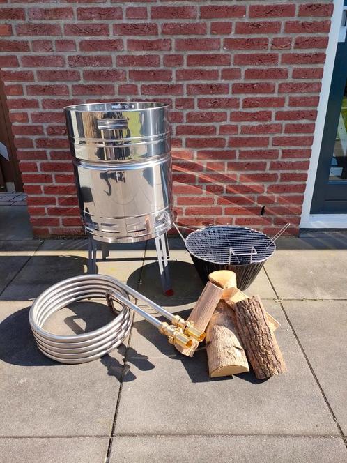 Rvs Zwembad verwarming en barbecue, Tuin en Terras, Zwembad-toebehoren, Nieuw, Verwarming, Ophalen of Verzenden