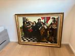 Schilderij + kader La Partie De Musique - J. van Oost par .., Antiek en Kunst, Kunst | Schilderijen | Klassiek, Ophalen