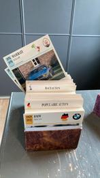 Set van 2 kartonnen dozen met kaarten van auto's, Ophalen of Verzenden, Gebruikt, Auto's