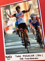 Wielerkaart 2021 team uae  tadej pogacar, Verzenden, Zo goed als nieuw