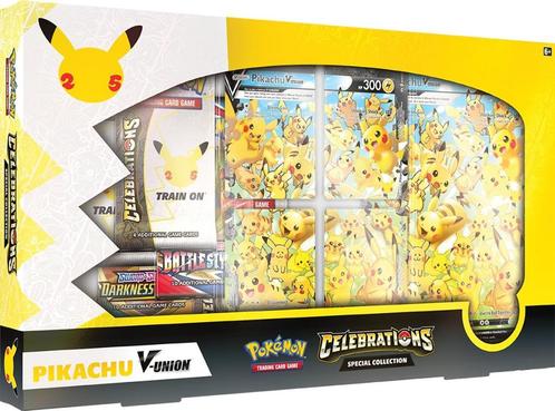 Pokemon TCG Celebrations Pikachu V-Union Special Collection, Hobby & Loisirs créatifs, Jeux de cartes à collectionner | Pokémon