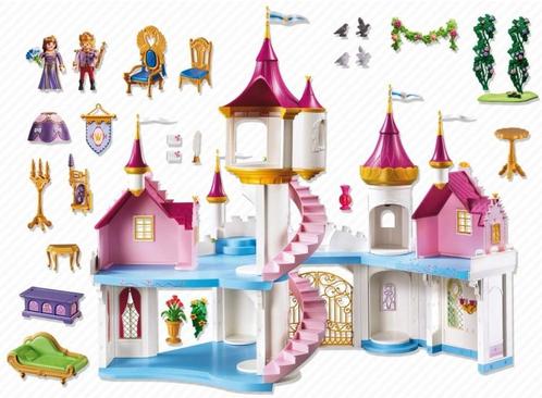 Playmobil Princess, 6848 koninklijk kasteel + kamers (optie), Kinderen en Baby's, Speelgoed | Playmobil, Gebruikt, Complete set