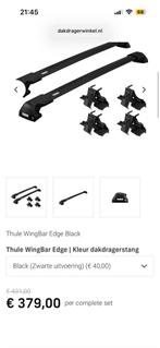 Thule wingbar Edge zwart mercedes, Auto diversen, Dakdragers, Ophalen, Zo goed als nieuw