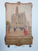 Reclamekarton van Henri Cassiers met Brussel, Publicité, Rectangulaire vertical, Utilisé, A4 ou plus petit