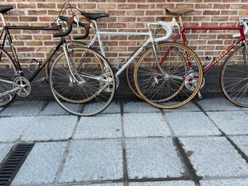 Lot de 3 vélos de course rétro, Enlèvement, Titane