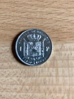 Muntstuk 1 Belgische Frank 1880, Postzegels en Munten, Verzenden, België, Zilver
