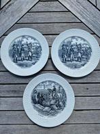 3 Antieke bordjes Napoleon in zeer goede staat, Antiek en Kunst, Ophalen of Verzenden