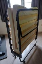 Plooibed 1p, als nieuw., Huis en Inrichting, Slaapkamer | Bedden, Ophalen, 100 cm, Eenpersoons, Zwart