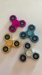 Fidget spinner in 4 kleuren (goud-zilver-blauw-roos) metalic, Ophalen of Verzenden, Nieuw