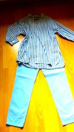 Ensemble pantalon + tunique, Comme neuf, Taille 38/40 (M), Bleu, Envoi