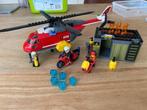 LEGO CITY Brandweerhelicopter - Brandweer inzetgroep - 60108, Ophalen of Verzenden, Zo goed als nieuw, Complete set, Lego