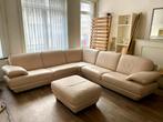 Natuzzi hoeksalon van kwaliteitsleder-zeer goede staat, Huis en Inrichting, Ophalen, Zo goed als nieuw, Leer, Modern