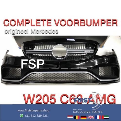 C205 A205 C63 AMG Voorbumper COMPLEET Mercedes C Klasse 2019, Auto-onderdelen, Carrosserie, Bumper, Mercedes-Benz, Voor, Gebruikt