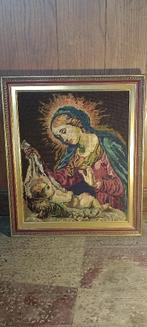 Broderie point de croix, art religieux, 46x54, n129, Enlèvement, Utilisé, Broderies à la main, Autres types