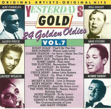 CD * YESTERDAYS GOLD - Vol. 7 - 24 GOLDEN OLDIES beschikbaar voor biedingen