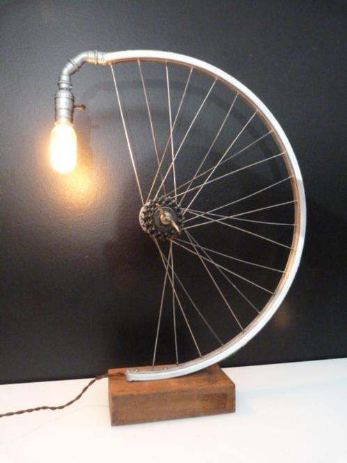 Supercoole fietswiellamp ! Ware grootte, Antiek en Kunst, Curiosa en Brocante, Ophalen