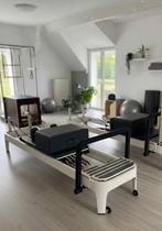 Premium Pilates reformer - Wit & antraciet + box & jumpboard, Ophalen, Nieuw, Overig