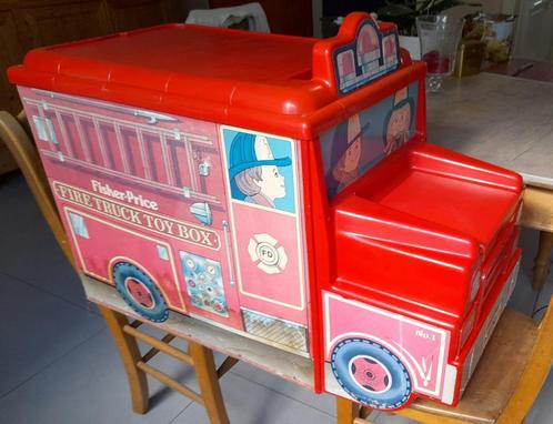 Fisher Price Fire Truck Toy Box 1984, Enfants & Bébés, Jouets | Fisher-Price, Utilisé, Autres types, Enlèvement