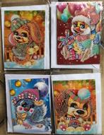 Diamond painting:4xkerstkaarten,zelf nog te maken,nieuw !, Hobby en Vrije tijd, Ophalen of Verzenden, Nieuw, Kerst, Overige typen