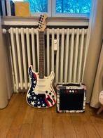 GUITARE MADISON ÉLECTRIQUE + amplificateur  + pédale, Musique & Instruments, Enlèvement, Utilisé, Électrique, 6 cordes