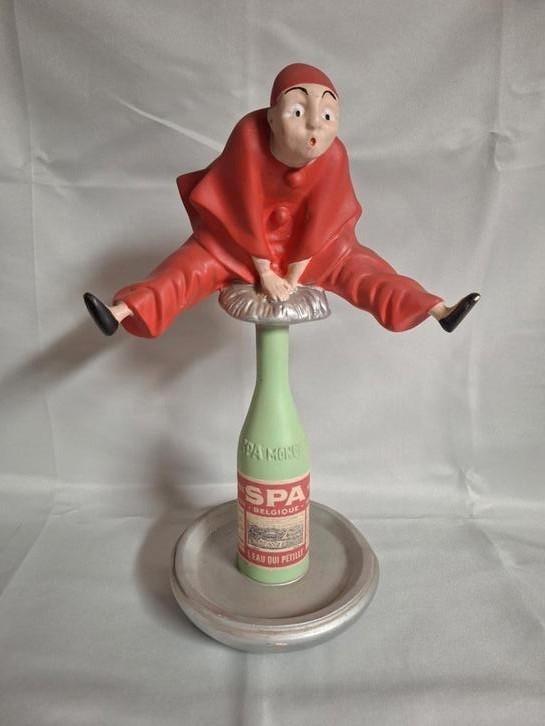 Reclame beeld Spa Monopole Pierrot, Verzamelen, Merken en Reclamevoorwerpen, Gebruikt, Ophalen of Verzenden