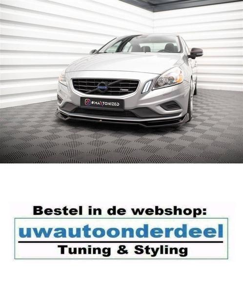 Maxton Design Spoiler Splitter Lip Volvo S60 R Design MK2, Auto diversen, Tuning en Styling, Verzenden