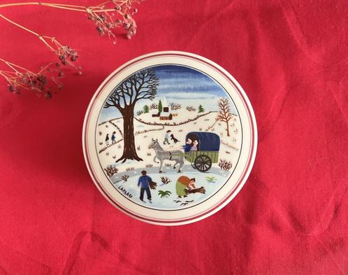 Bonbonnière Villeroy & Boch Naif Christmas, Antiek en Kunst, Antiek | Keramiek en Aardewerk, Ophalen of Verzenden