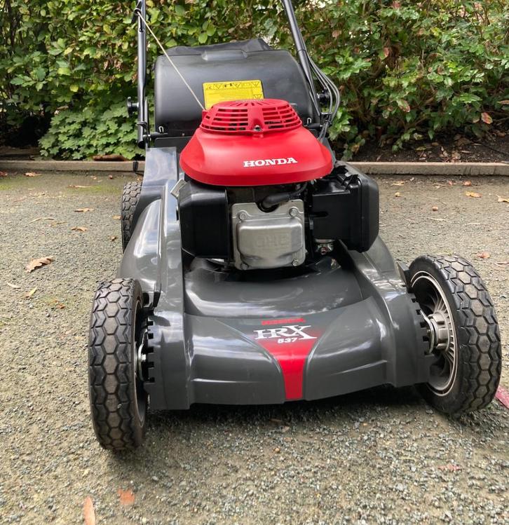Honda HRX 537 te koop, als nieuw !, Tuin en Terras, Grasmaaiers, Zo goed als nieuw, Benzine-grasmaaier, 50 cm of meer, Cirkelmaaier