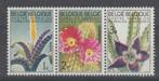 Belgique 1965 Floralies III de Gand - bande de fleurs **, Non oblitéré, Gomme originale, Envoi, Neuf