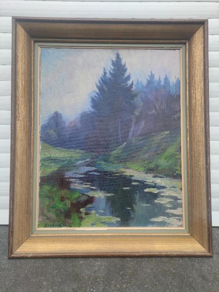 Huile sur toile signe joseph reymen, Antiquités & Art, Art | Peinture | Classique, Enlèvement ou Envoi