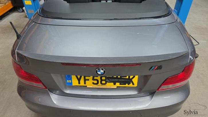 M Achterklep Kofferklep BMW 1 Serie E88 Cabrio Spacegrau met, Auto-onderdelen, Carrosserie, Achterklep, Achter, Gebruikt, Ophalen of Verzenden