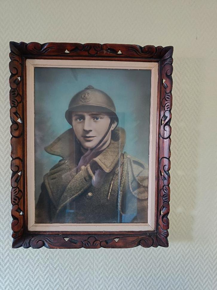 Portraits militaires, Collections, Photos & Gravures, Utilisé, Photo, Autres sujets/thèmes, Avant 1940, Enlèvement