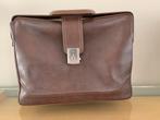 Bruin lederen vintage dokterstas ivoli, Handtassen en Accessoires, Tassen | Schooltassen, Ophalen, Gebruikt, Bruin, Aktetas of Boekentas