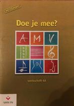 Muzieklesboek AMV werkschrift 4a en 4b +cd, Enlèvement ou Envoi